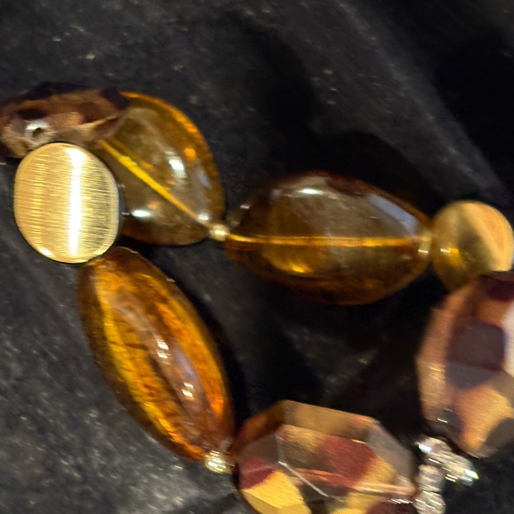 Elegant Brown Beaded Bracelet